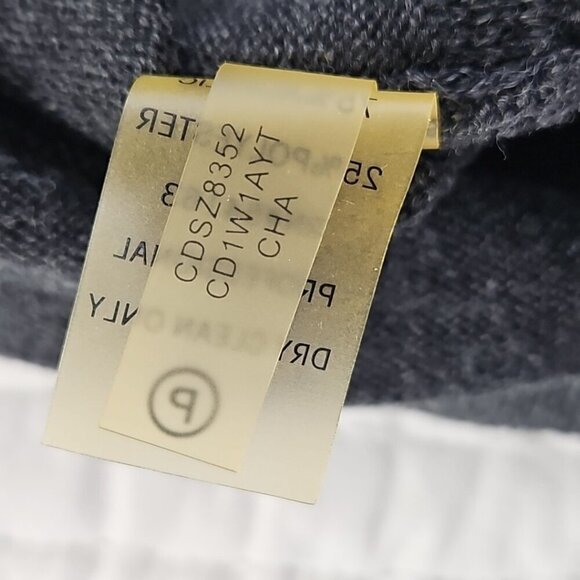 Calvin Klein Ribbed Bodycon Midi Dress Women's Large Grey Long Sleeve EUC - Picture 5 of 16